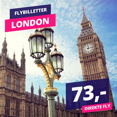 billige flyreiser til london